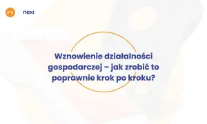 Dwa terminale płatnicze Nexi i logo FSP na tle grafiki z tekstem.