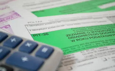 Kalkulator i formularz PIT-36. Zeznanie o wysokości osiągniętego dochodu w roku podatkowym. Działalność nierejestrowana podatek.