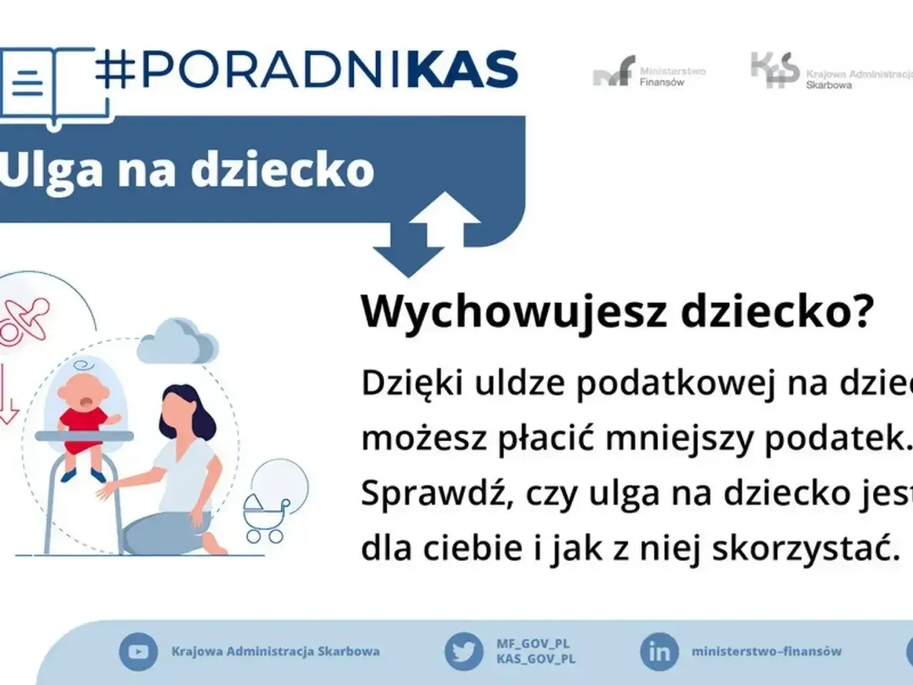 Ulga na dziecko to sposób, by co mozna odliczyc w PIT. Sprawdź, jak skorzystać z ulgi podatkowej na dziecko i płacić niższy podatek.