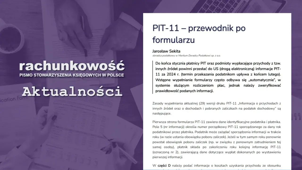 Przewodnik po PIT-11 wyjaśnia, co to jest zaliczka pobrana przez płatnika. Artykuł omawia zasady wypełniania formularza i dane podatnika.