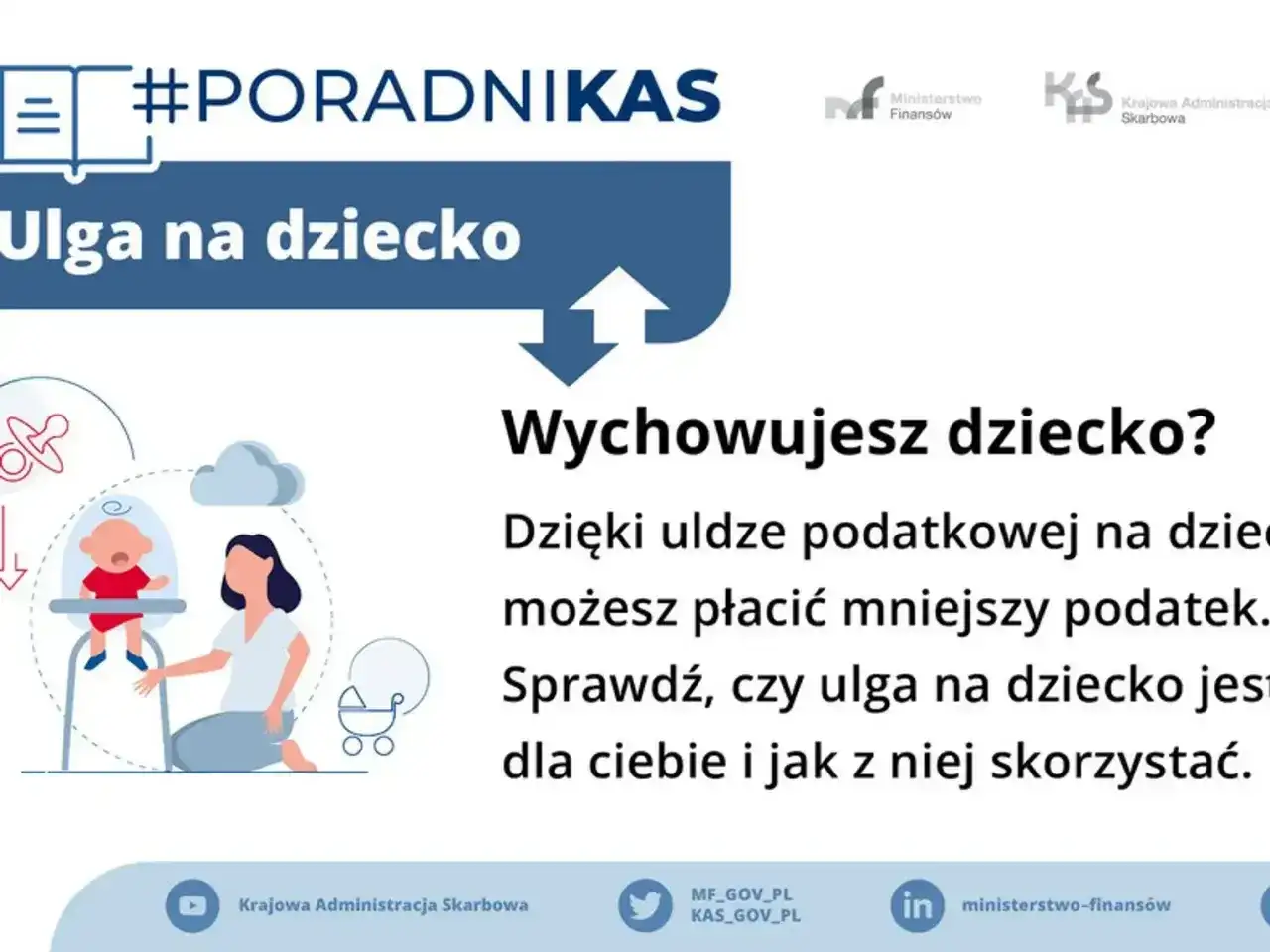 Ulga na dziecko to sposób, by co mozna odliczyc w PIT. Sprawdź, jak skorzystać z ulgi podatkowej na dziecko i płacić niższy podatek.
