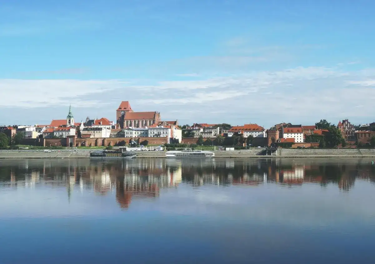 Panorama Torunia Stare Miasto Wisła