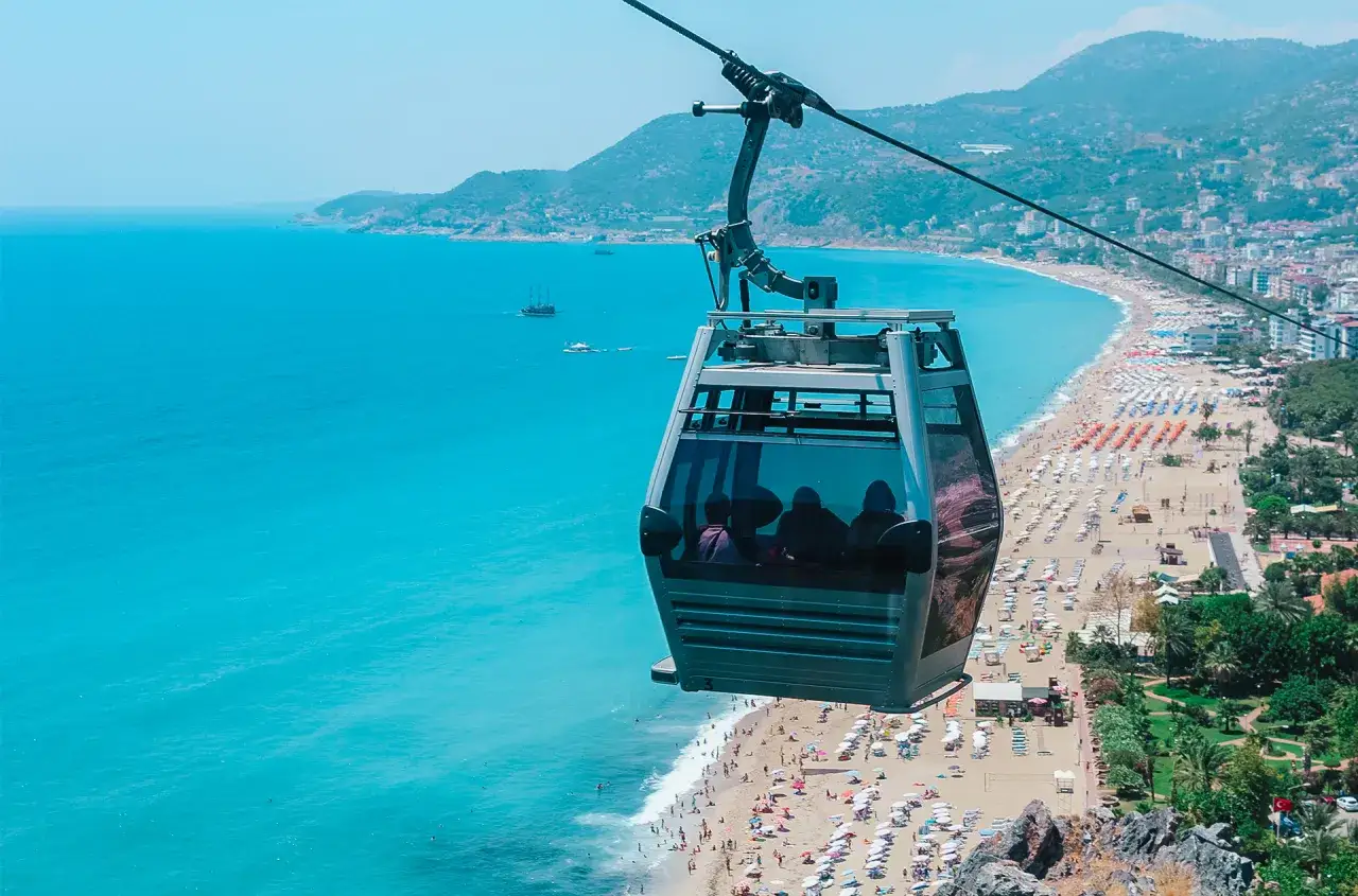 Alanya zamek, Jaskinia Damlataş, kolejka Teleferik Alanya