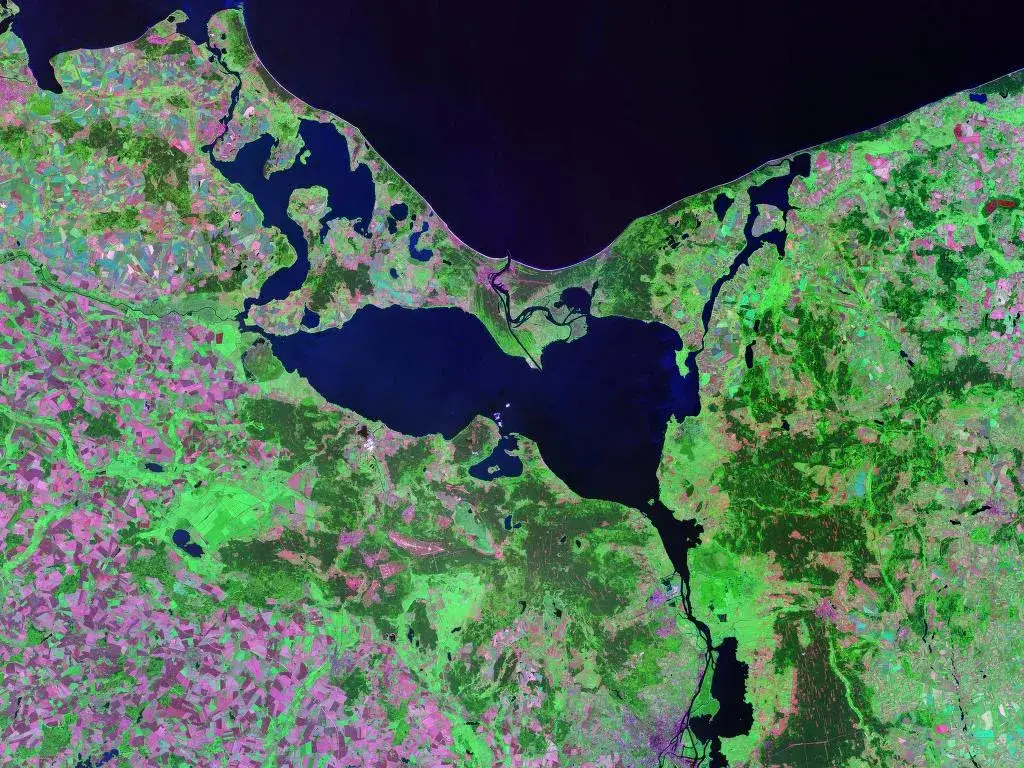 Mapa Szczecin Bałtyk Odra Zalew Szczeciński