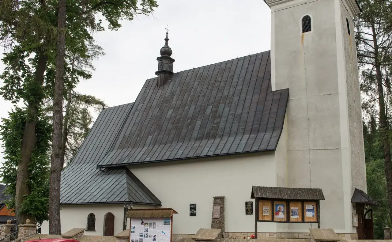 Drewniany kościół św. Kwiryna Łapsze Niżne