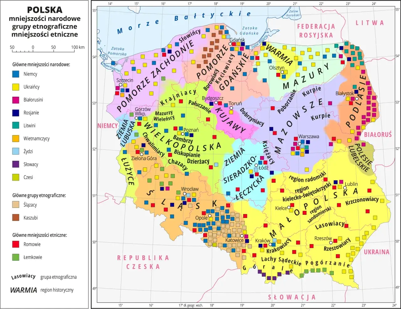 Wykres przyczyn depopulacji miast w Polsce lub migracje zarobkowe młodych ludzi